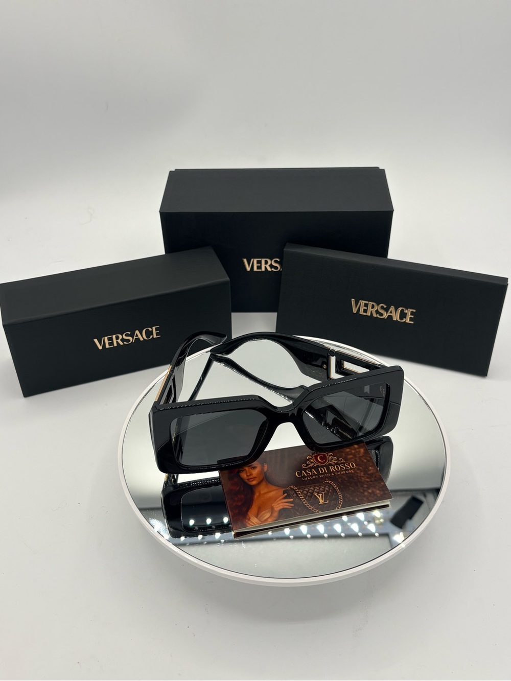 Versace Oversize Square  Sunglasses